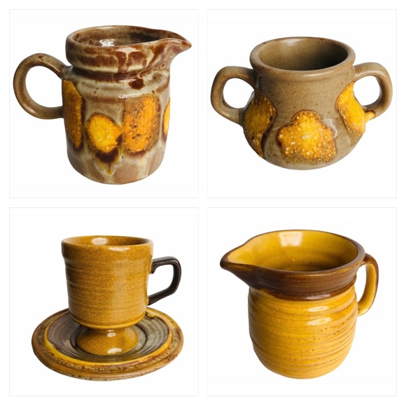 Vintage Other - Vtg 70s Ceramic Coffee/Tea Set Laurentian Japanese